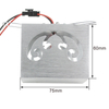Lámpara de pared de mariposa, candelabro LED de 3W, luz Led montada en la pared de aluminio para pasillo, dormitorio, pasillo, barra de porche, accesorio de luz de fondo