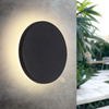 Lámpara de pared LED de AC85-265V a prueba de agua, candelabros circulares de pared de luna redonda, accesorios de iluminación para sala de estar, dormitorio, sala de estudio, escalera