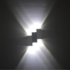 Lámpara de pared LED Arriba y abajo Escalera Aplique de pared Suministro de fábrica 6W Luces de pared interiores de aluminio Fabricación ILUMINACIÓN decorativa