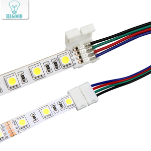 Conector de tira de LED de 2 pines y 8mm con conexión sin cables sin necesidad de soldadura/conector de soldadura para tira de Led 3528/5050