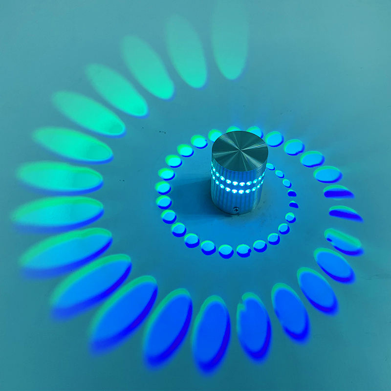 Lámpara de pared de techo LED rgb porosa montada en el techo con control remoto para interior Restaurante Bar candelabro de luz patio, noticias