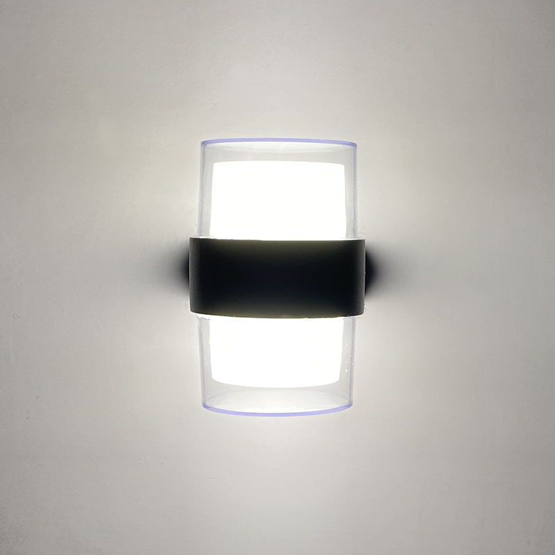 Aplique de pared de 10W arriba y abajo hecho en fábrica para patio, jardín, iluminación interior, decoración, lámpara LED impermeable para exteriores