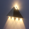 Luz de pared triangular LED 5W Lámpara montada en la pared de la sala de estar interior AC85-265V Escaleras de aluminio Lámpara de pared del pasillo Luces de alta potencia