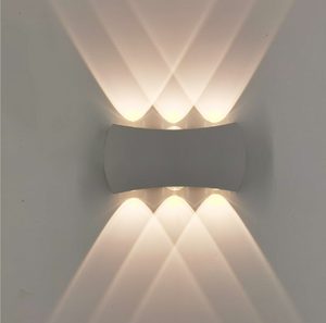 Moderna, sencilla, creativa, para exteriores, impermeable, lámpara de pared LED, lámparas de patio, lámpara de puerta, balcón, jardín, luz de pared