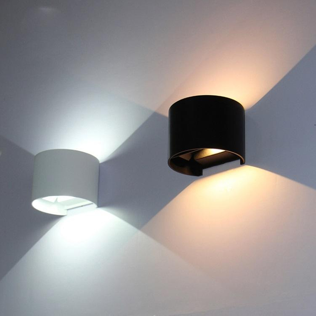 Nuevo artículo de ángulo ajustable impermeable Led luz de pared 6W 12W para el hogar al aire libre