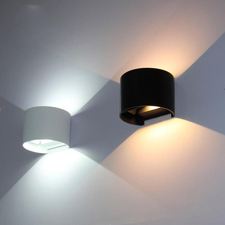 Nuevo artículo de ángulo ajustable impermeable Led luz de pared 6W 12W para el hogar al aire libre