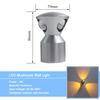 Lámpara de pared de aluminio LED de 3W, 4W, 5W, lámpara de noche redonda, apliques de dormitorio, accesorio de iluminación montado en la pared