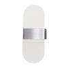 Lámpara de pared acrílica negra de ángulo redondo de 6W, lámpara de escalera para dormitorio, lámpara de pared de fondo para luz de pared LED, decoración de hotel