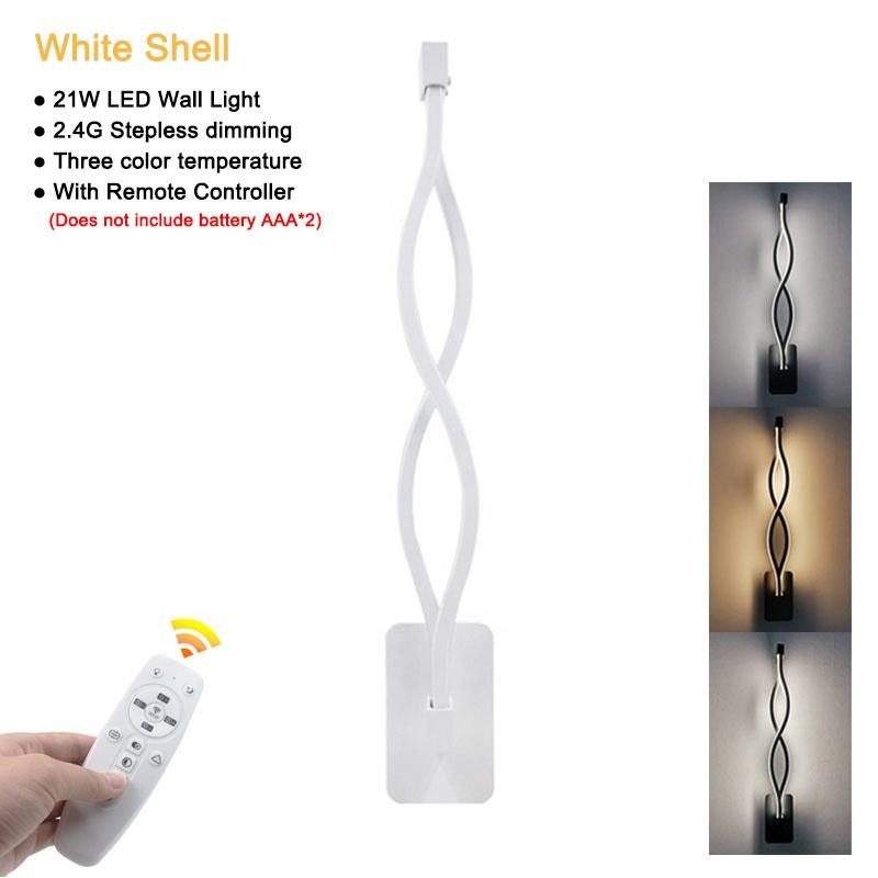 Ligereza creativa especial Lámpara de pared LED de 16 W Escalera moderna Iluminación de pared Luz LED de forma de onda larga vintage