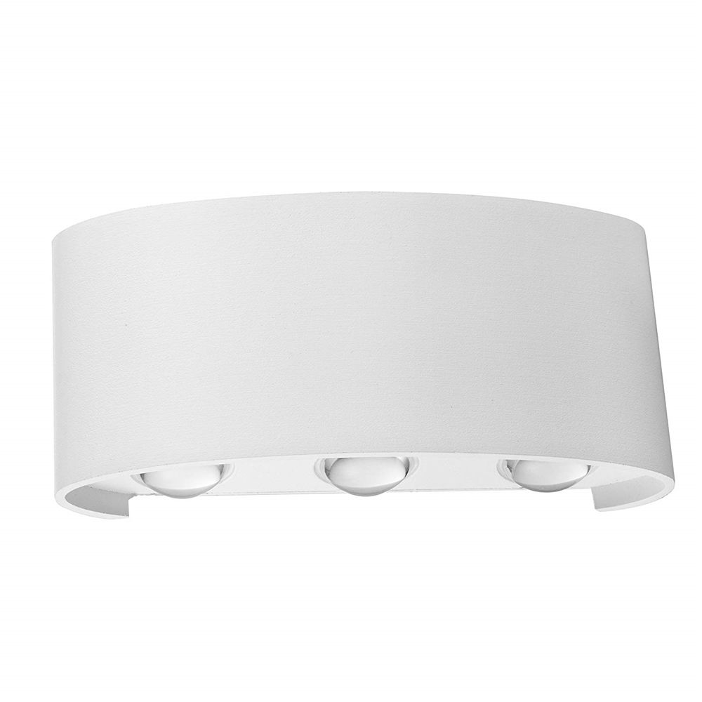 Hagood White 6W Led Wall Sconce Mejor impermeable Outdoor Garden Sconce Lighting