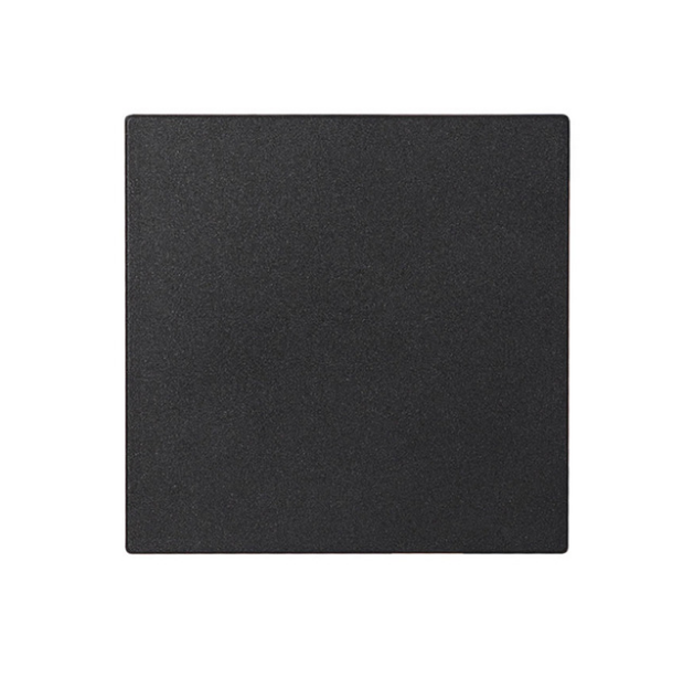 La lámpara de pared llevada 10W del diseño negro al aire libre cuadrado redondo para la decoración de la yarda del jardín