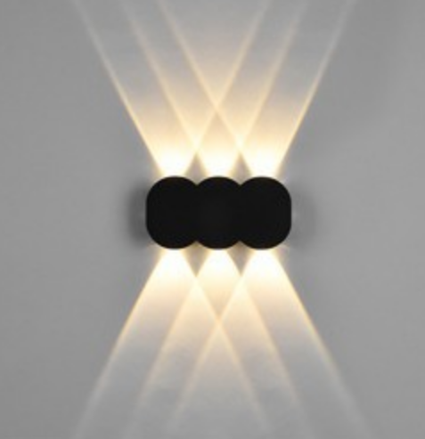 Nueva fábrica, venta al por mayor, IP65, aluminio, impermeable, exterior, arriba y abajo, luces de pared, luces de pared para el hogar con precio de fábrica