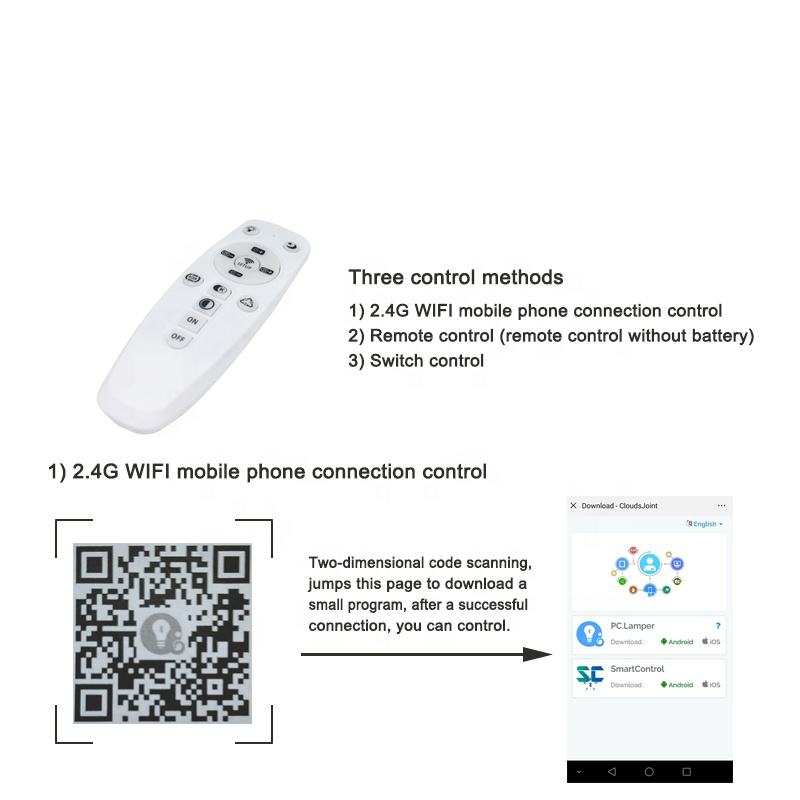 21W LED Wandspot Smart 2.4G que oscurece la luz de pared de aluminio de habitaciones interiores con controlador en stock