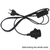 Cable de alimentación de 1,8 M, portalámparas colgante E27, enchufe europeo, interruptor 303, 250V, 4A, para lámpara colgante, enchufe de bombilla LED, apto para el hogar