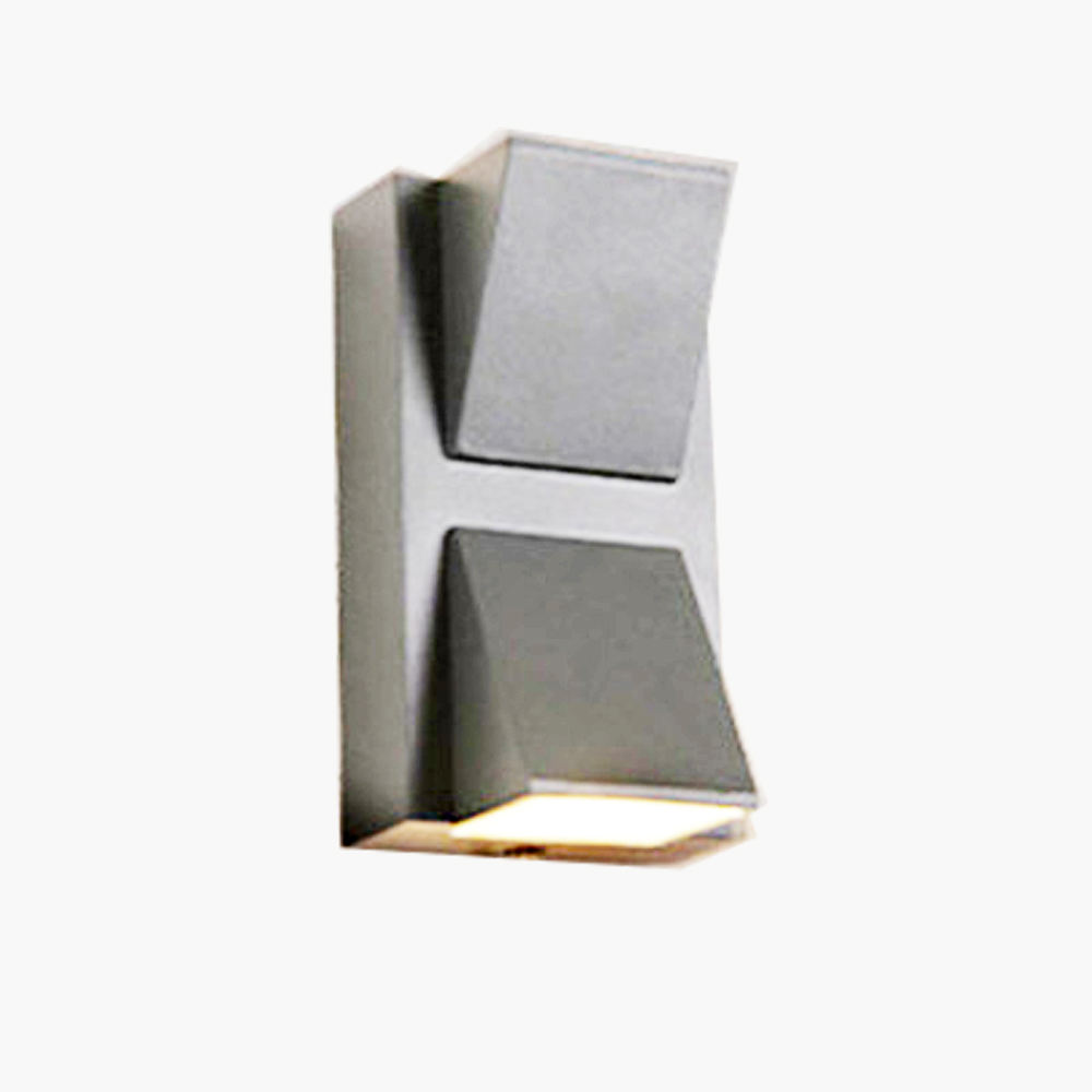 Iluminación exterior Lámpara de pared impermeable Aluminio moderno Arriba Abajo Luz de pared Led Exterior Jardín Patio Luz de porche