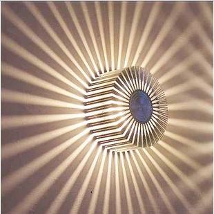 Luminaria de alto brillo de 3W, aplique de pared LED de diseño moderno, Bar de Hotel, KTV, luz de techo, luz de pared Led, lámpara de girasol, lámpara de interior