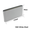 Lámpara de pared impermeable para exteriores simple y moderna, lámparas LED para patio, lámpara para puerta, terraza, balcón, jardín, luz de pared