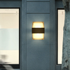 Nueva lámpara de pared Led impermeable acrílica redonda de 6 W para decoración de jardín y exteriores, candelabro de iluminación para puerta delantera