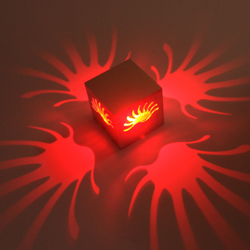  Precio de fábrica, lámpara de pared decorativa colorida con larga vida útil, luces led de barra para el hogar