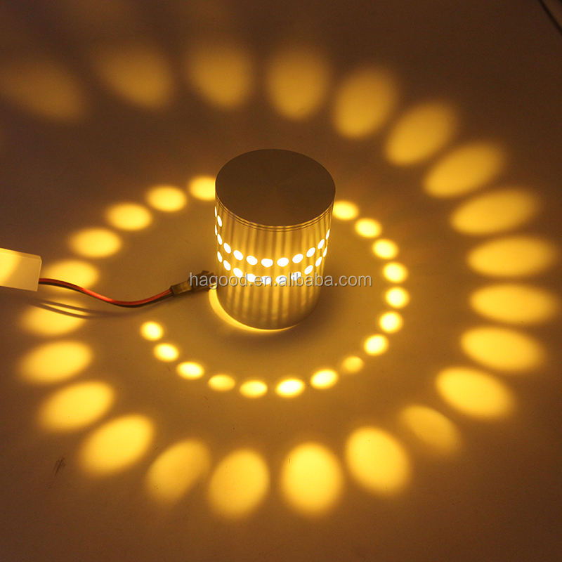 3W AC85 ~ 265V LED Luces de pared de lujo para interiores Accesorios Lámpara de pared moderna Aplique para decoración e iluminación del hogar y comercial