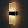 Aplique de pared de acrílico Teclas de piano Luz de pared para sala de estar Baño Dormitorio Luminaria de luz 85-265V luz de noche