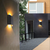 Lámpara Led moderna impermeable de 12w IP65, lámpara de pared de azulejo y luz nocturna decorativa, luces de pared para interiores y exteriores de aluminio 