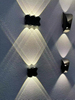 Lámpara de pared de arco, iluminación led de pared para exteriores, apliques para exteriores, apliques de iluminación para exteriores modernos, apliques de iluminación para exteriores modernos