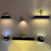Aplicación de lámpara de pared inteligente de 9W luz led controlada por aplicación de iluminación móvil Control de aplicación TUYA lámpara de pared LED impermeable al aire libre luz de pared rectangular