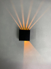 Lámpara de pared de seis haces de 6 W, luces led, candelabro de pared estético, lámpara de pared moderna led, candelabro de pared para exteriores, luces de pared led para interiores