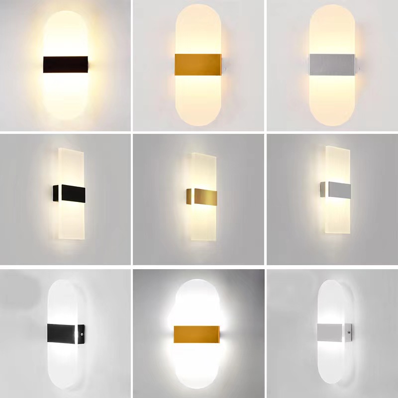 Lámpara de pared de acrílico