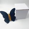 NUEVA lámpara de alta calidad de 6 W, lámpara elegante de mariposa a prueba de agua, lámpara de pared de concha de oro negro y luz nocturna para exteriores