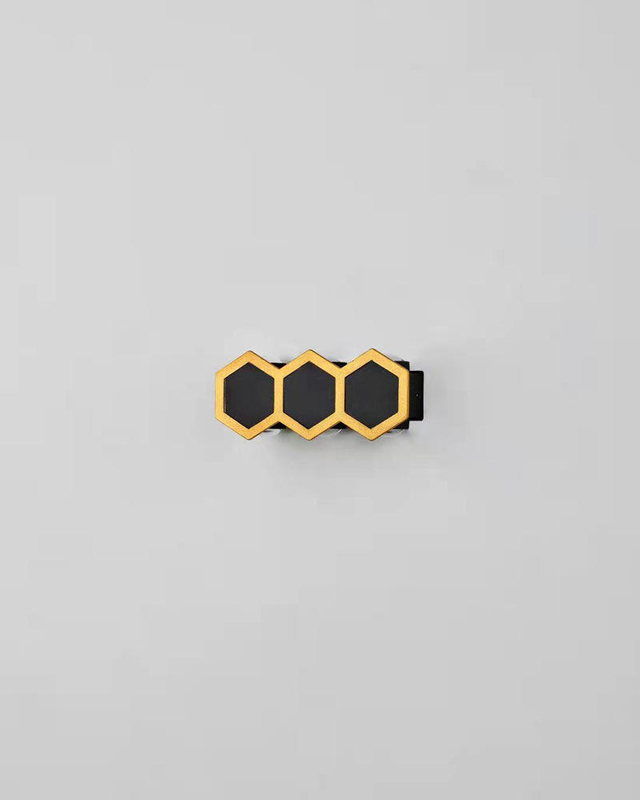 Hagood Rebow, envío directo, lámpara de pared de nido de abeja cuántica blanca minimalista moderna, lámpara de pared moderna sensible al tacto, prueba minimalista