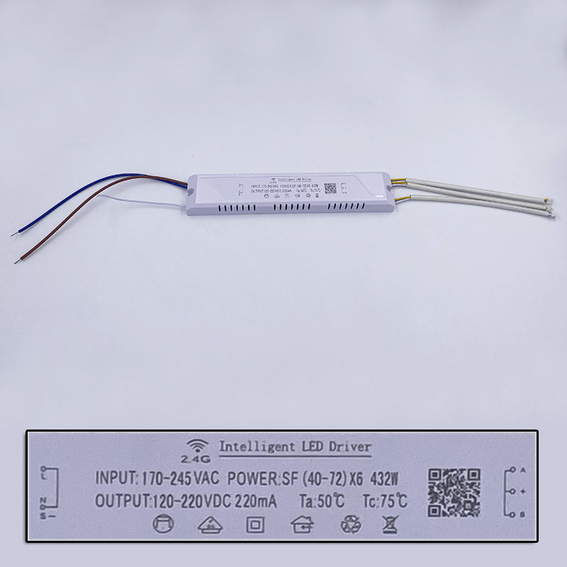 Transformadores de iluminación LED de 6 vías, 300-432W, controlador de 2,4G, controlador de temperatura de tres colores, fuente de alimentación segura de alta calidad, controlador de adaptador Led