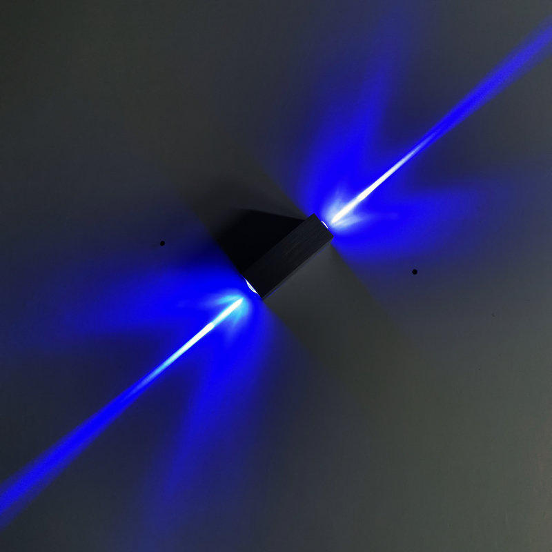 2023 nueva lámpara de pared LED impermeable para exteriores, iluminación de pared para pasillo, iluminación exterior de aluminio de 6W