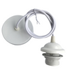 Bandeja de techo con cable colgante cuerpo de luz tornillo E27 portalámparas candelabro portalámparas iluminación lámparas LED bombilla acceso