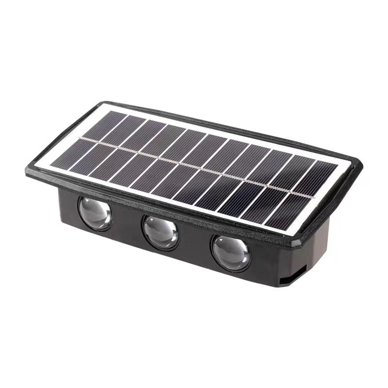 Nueva luz de pared solar para exteriores, luces de pared LED impermeables para patio, calle, paisaje, jardín, lámpara de decoración, lámpara de pared solar para exteriores