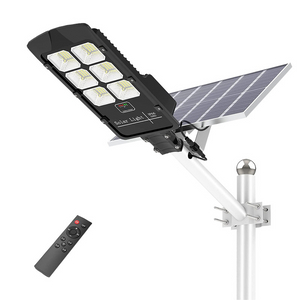 Luz Solar LED de 500 vatios para exteriores, lámpara Solar alimentada por luz solar, resistente al agua, Sensor de movimiento PIR, farola para decoración de jardín