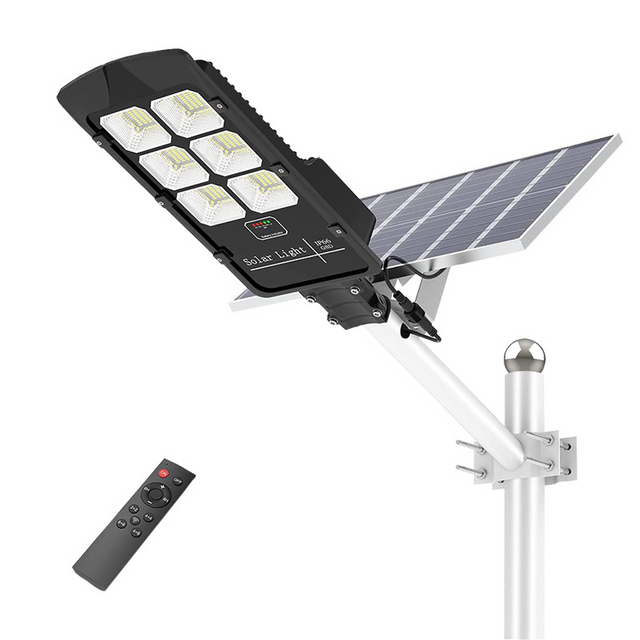 Luz Solar LED de 500 vatios para exteriores, lámpara Solar alimentada por luz solar, resistente al agua, Sensor de movimiento PIR, farola para decoración de jardín