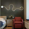 Moderna lámpara LED para interiores Up y Down Aluminio Versieren Wandkandelaar slaapkamer LED Wandlamp wandmontage lamp