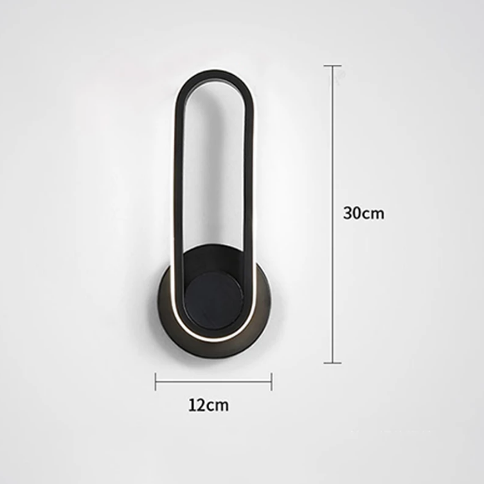 Lámpara de pared de 12 W, iluminación LED para interiores, tableros de luz en vivo, lámpara de noche, candelabro Led para escalera, Luminria Solar Wandleuchten, pared Led montada en pared Lgiht