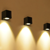 5W 10W Ip65 Up Down Tira impermeable Jardín Exterior Morden Luz de pared Led Luz de pared de aluminio para exteriores