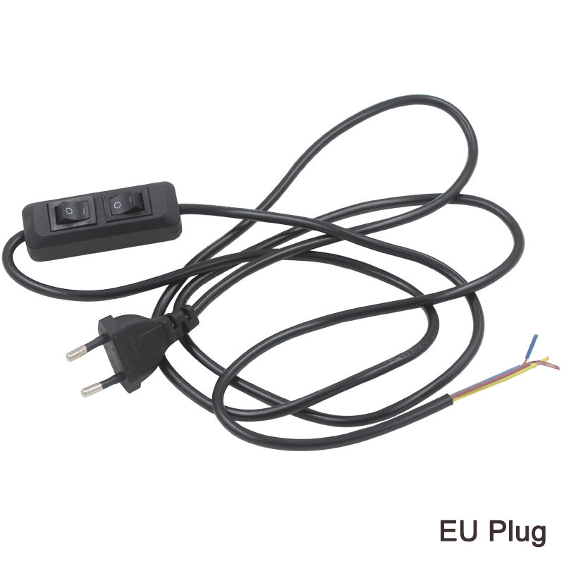 Interruptor de luz 301, el mejor precio, calidad para luz colgante, superventas, interruptor de doble botón, cable de enchufe europeo con 100% de seguridad