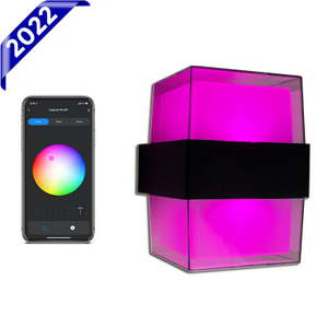 2023 Lámpara de pared inteligente LED Lámpara de pared inteligente IP65 Lámpara de pared decorativa colorida y de moda a prueba de agua Tuya