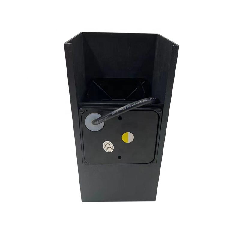 Lámpara de pared impermeable para exteriores regulable de 12 W, candelabro COB con Chip hacia arriba y hacia abajo, luz de pared de aluminio Ip65, porche cuadrado, jardín hacia arriba y hacia abajo