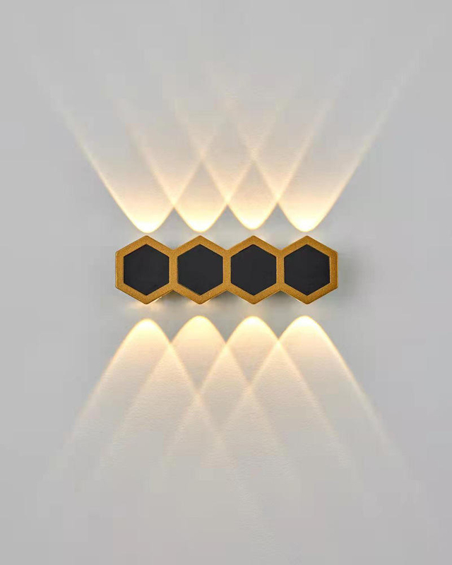 Hagood Rebow, envío directo, lámpara de pared de nido de abeja cuántica blanca minimalista moderna, lámpara de pared moderna sensible al tacto, minimalista