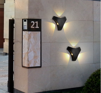 Aplique de pared LED, lámpara de decoración moderna, iluminación Interior para el hogar, 85-265V, 5W, escaleras al aire libre, mesita de noche, luz de pared de salón