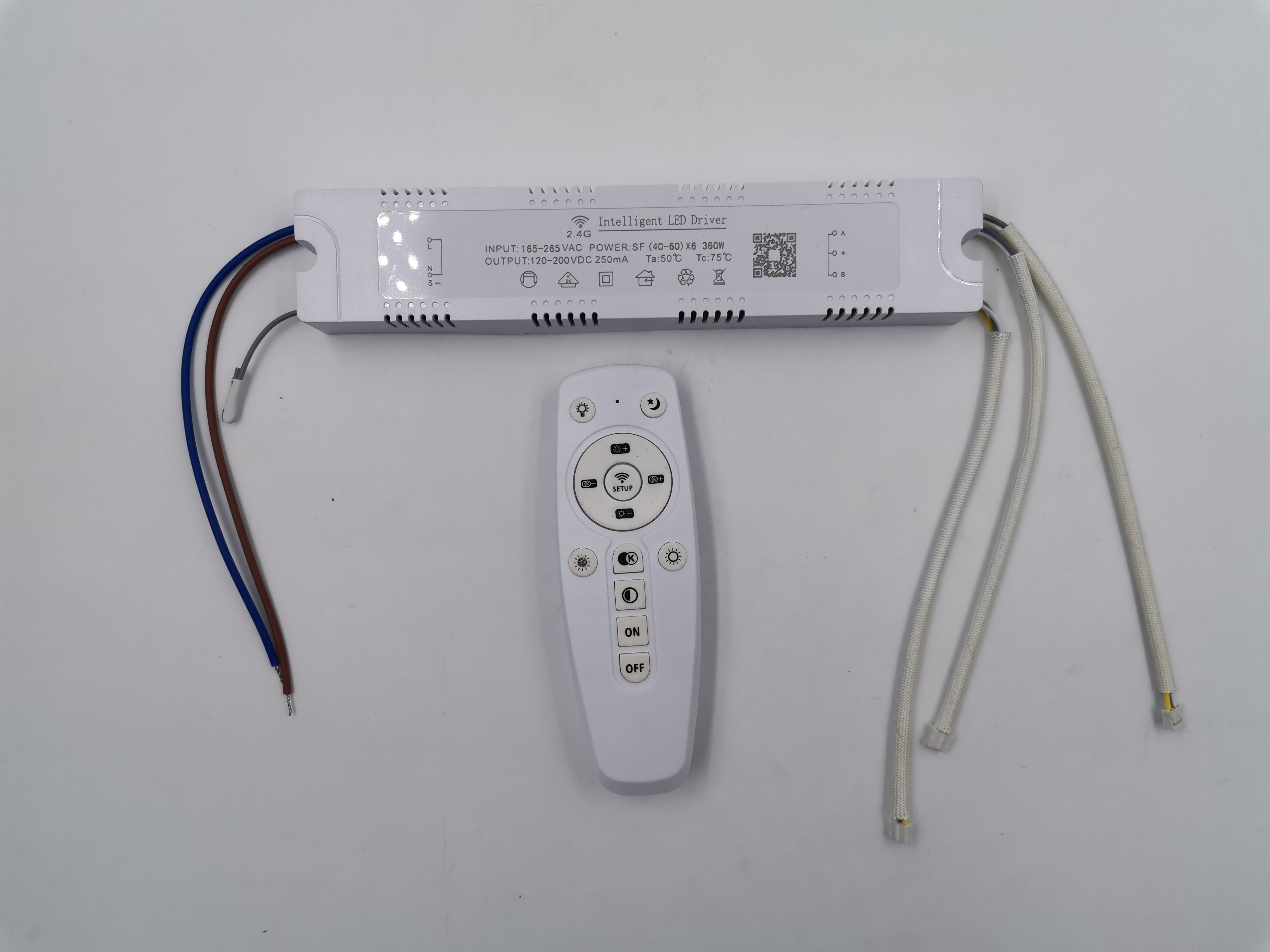 Tuya APP Gateway Compatible con Zigbee Smart Dip oscurecimiento controlador de potencia 2,4G control y controlador de aplicaciones