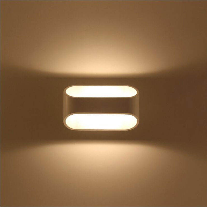 Nueva lámpara de pared RGB de 5 W hacia arriba y hacia abajo, lámpara de varita interior, luz de pared de fondo LED para decoración de casa y hotel
