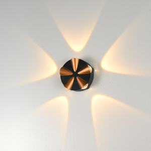 Balcón Led Lámpara exterior Escalera Pasillo Patio creativo Puerta Super brillante Lámpara de pared externa