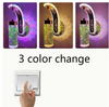 Nueva luz de pared Led para cabecera, dormitorio, Hotel, luces de baño simples, lámpara de pared led ámbar creativa moderna con flor verdadera